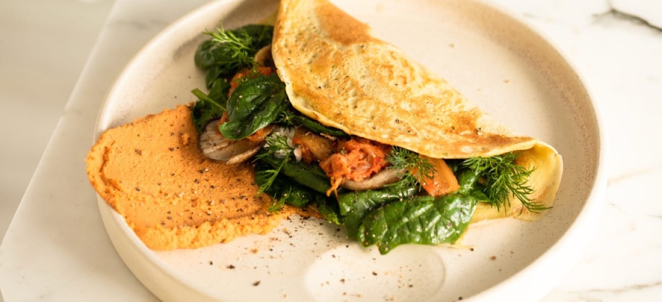 Prato de omelete